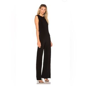 Norma Kamali Black Jumpsuit L